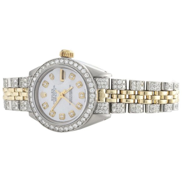 Rolex DateJust 2.6 CT. Ladies Watch! w/ box main image 5
